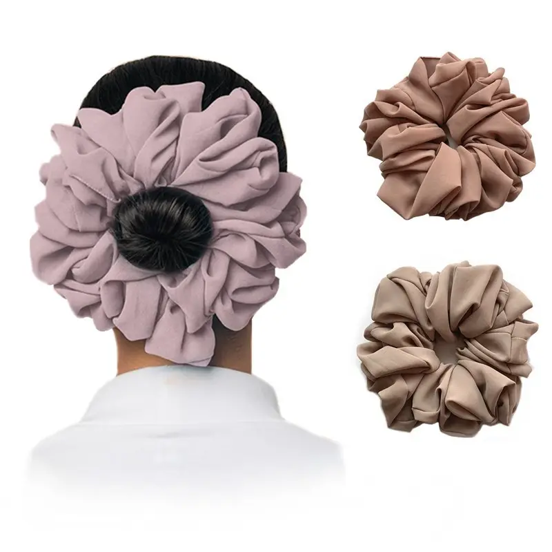 Big Head Bouquet Chiffon Large Intestine Ring