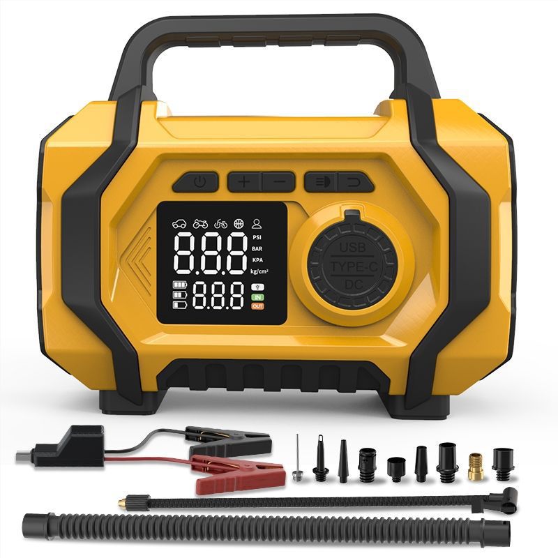 Pompe gonflage et aspiration voiture — Démarreur batterie lithium 1