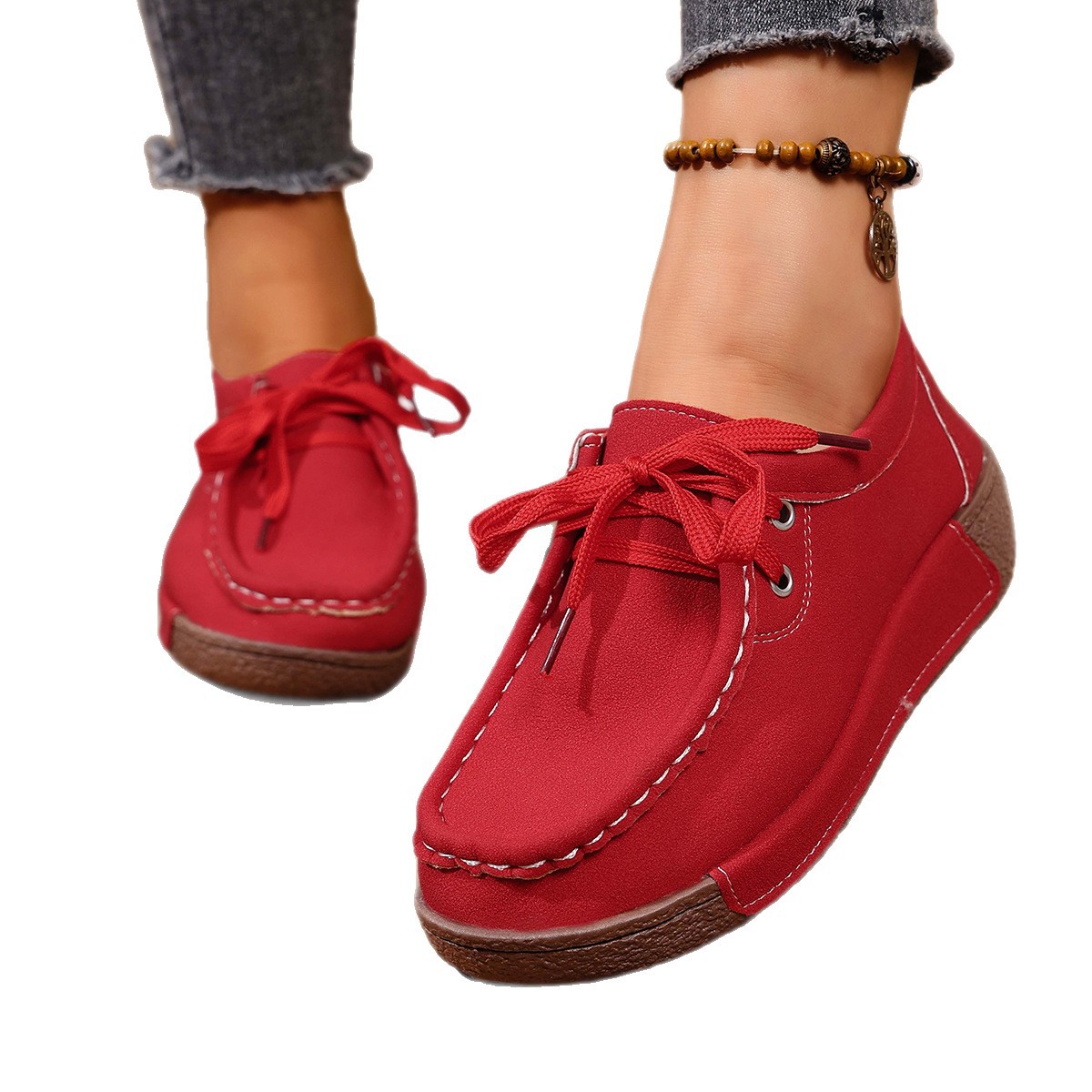 Faux Suede Slip-On Loafers, picture 3 of 8