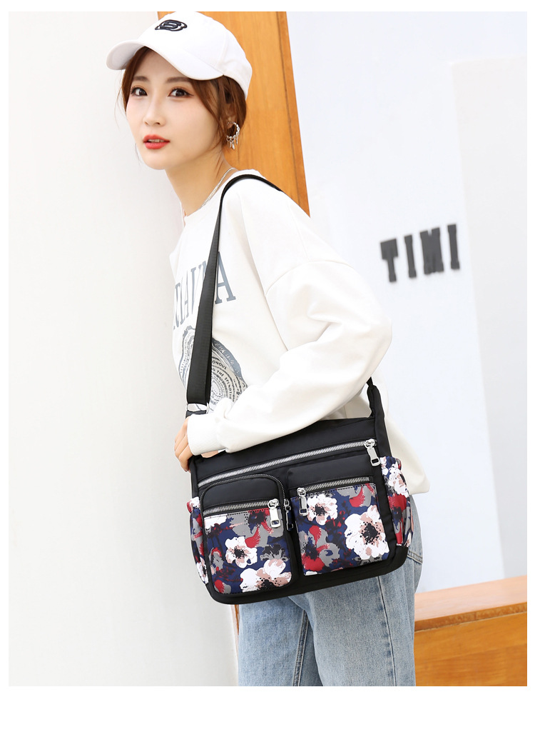 Title 7, Borsa a tracolla donna versione coreana in tess...