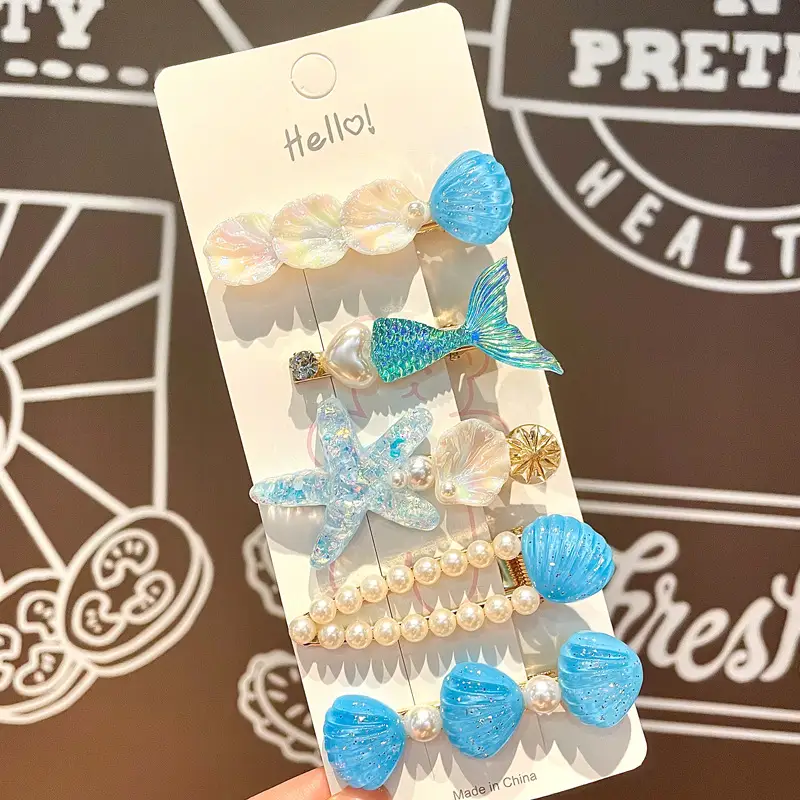 Children's Creative Starfish Shell Hairpin