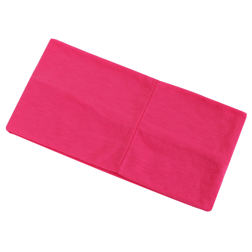 Candy Color Extra Wide Women Headband Headdress Yoga Sports Elastic Band 5