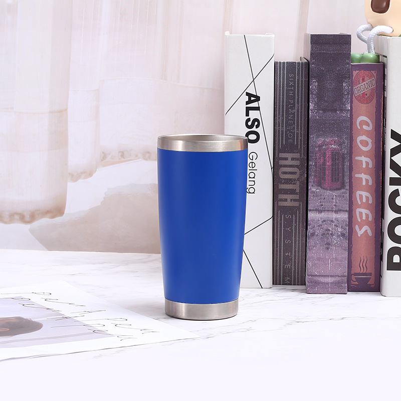 20oz Car Mug 304 Stainless Steel Double-Wall Vacuum Insulated Bottle