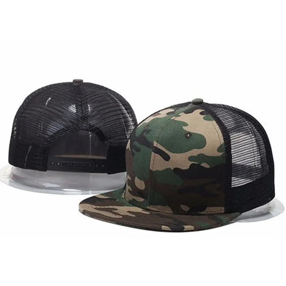 Men's And Women's Adjustable Pure Color Casual Flat-brimmed Cap Hat