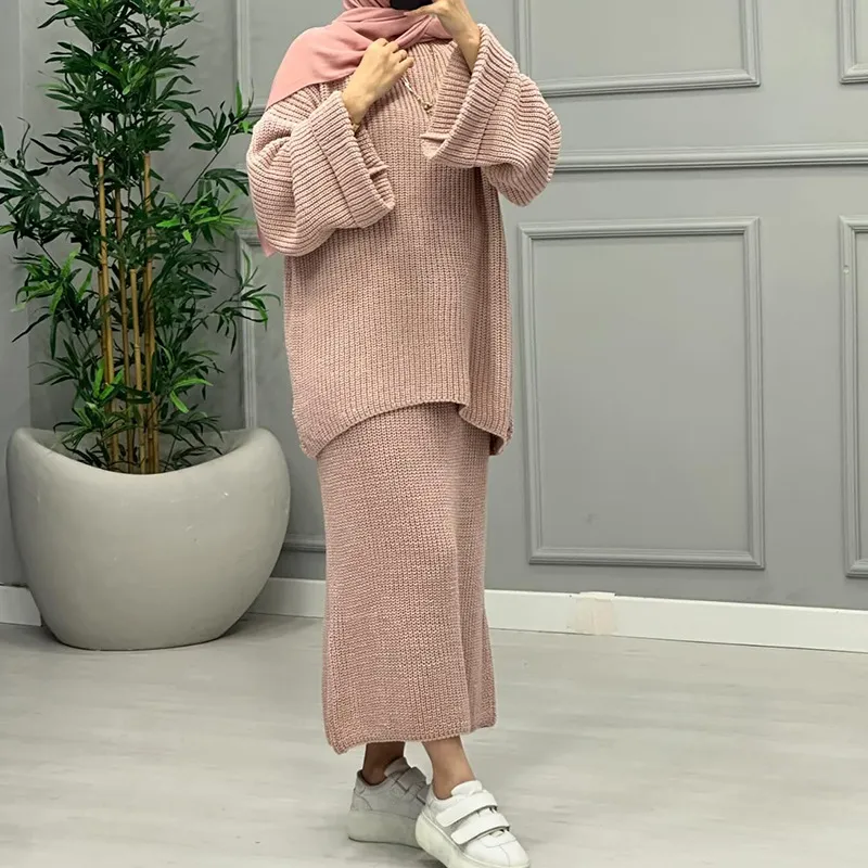 Fashion Sweater Casual Suit Women - Lotus Root Color