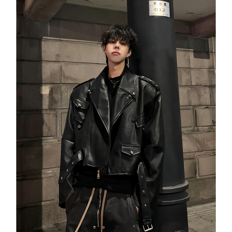 Faux Leather Jacket, picture 2 of 6