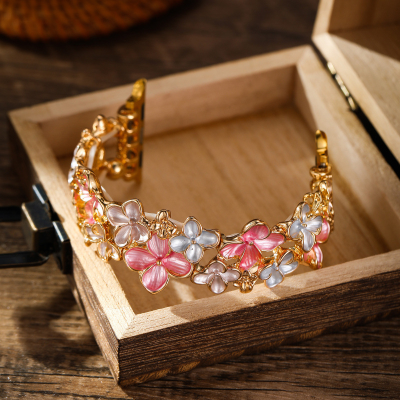 Colorful Floral Elastic Watch Strap