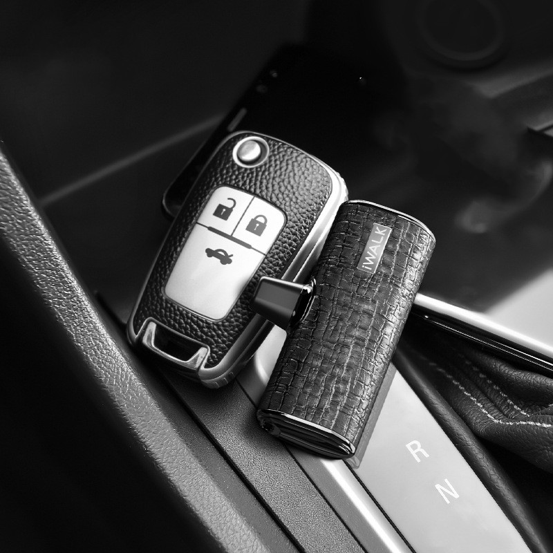 Pocket Leather Version Power Bank Mini Lipstick 4