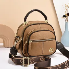All-match Crossbody Women's Shoulder Handbag - Khaki - View 1
