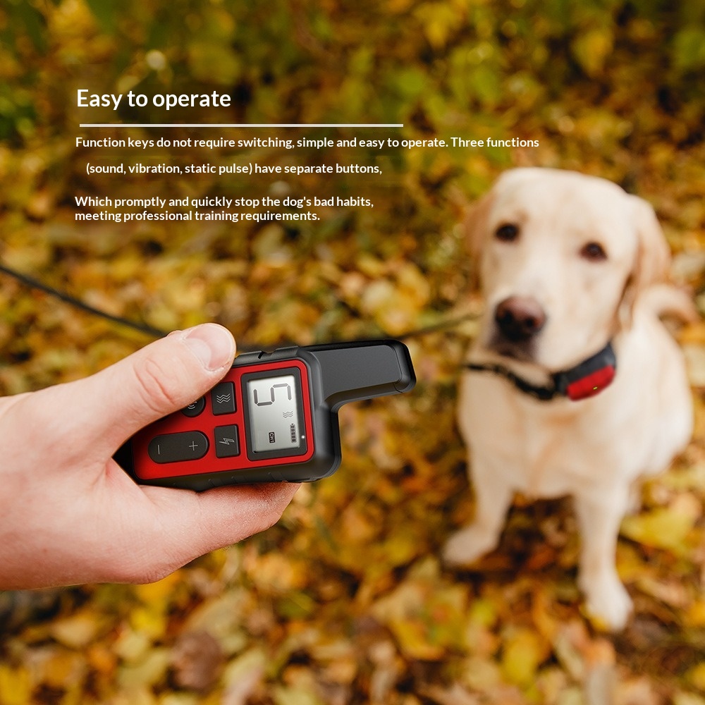 Remote-controlled Anti-barking Device That Prevents Barking From A Distance