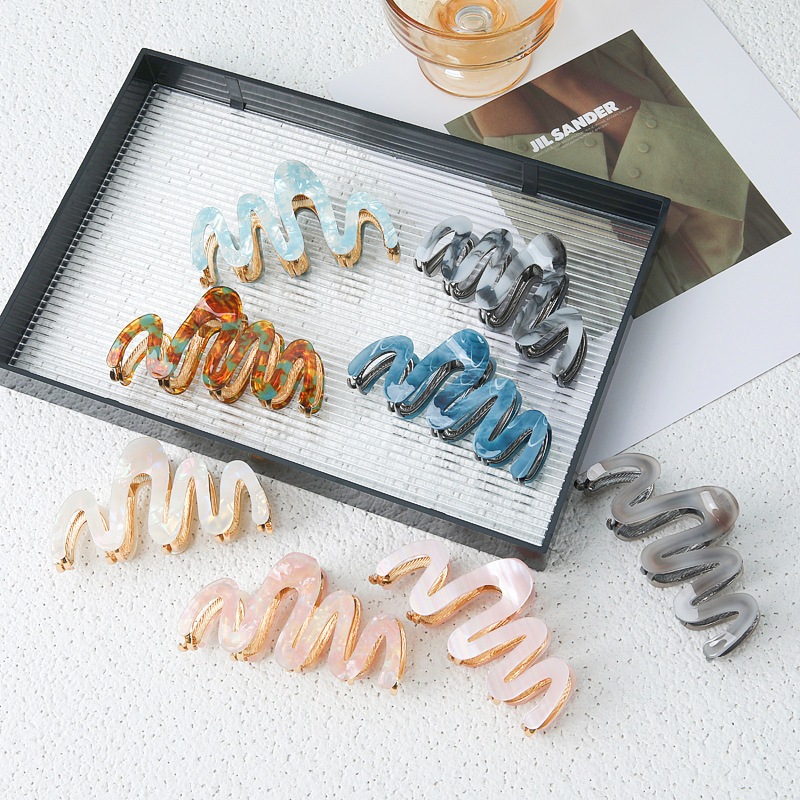 Acetic Acid Hair Claw Large Hair Clip Womens Headpiece — foto 6