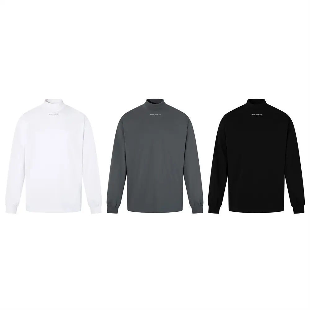 Mens Mock-Neck Long-Sleeve Base Layer