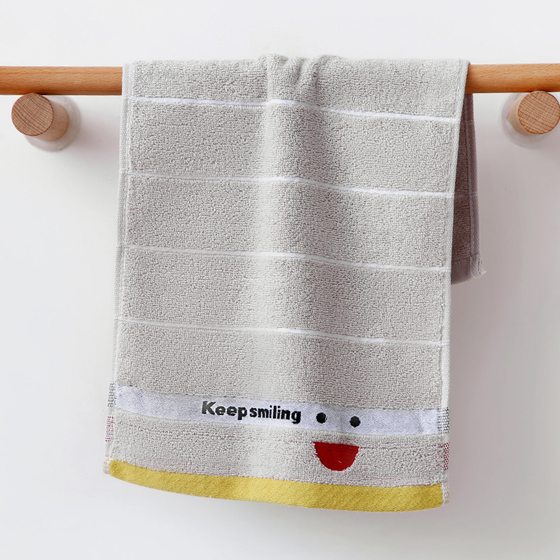Children's Towel Home Soft Cartoon Face Towel Pure Cotton