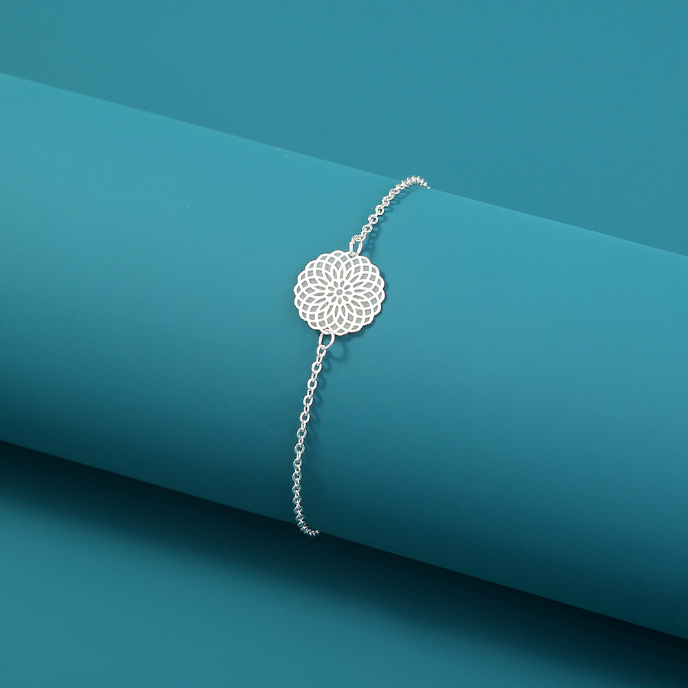 Bloom Personality Dripping Peculiar Luminous Glow Round Pendant Bracelet Ornament