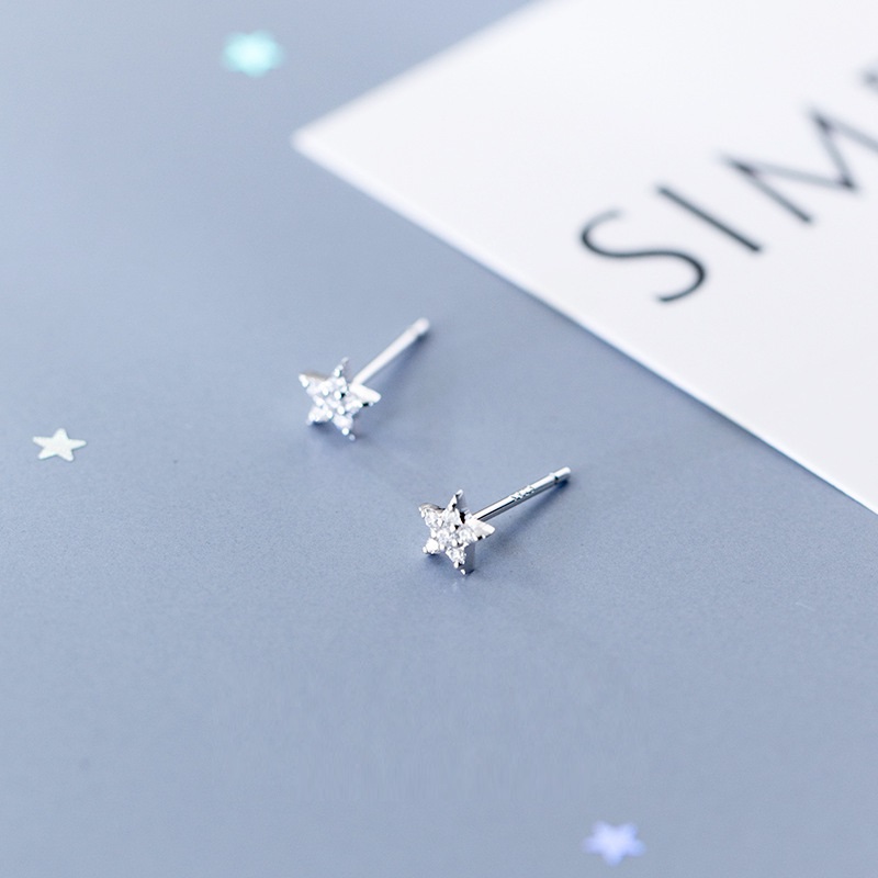 Graceful And Petite Cute S925 Silver Stud Earrings For Women