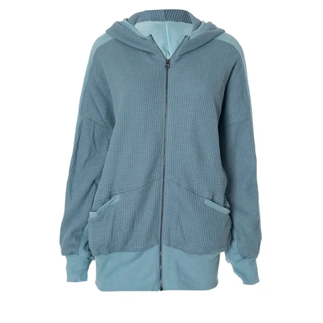 Autumn New Comfortable Slimming Hoodie For Women Blue - Shop at LoveMi
