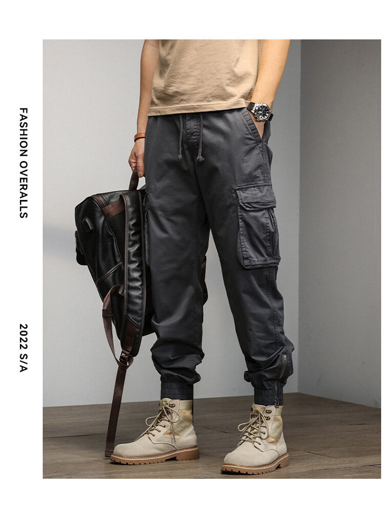 Title 8, New Mens Casual Trousers Youth Popular Overall...