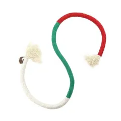 Bite Rope Self-Hi Relieving Stuffy Catnip Toy Bite-resistant Cat Teaser - Red With Green - View 1