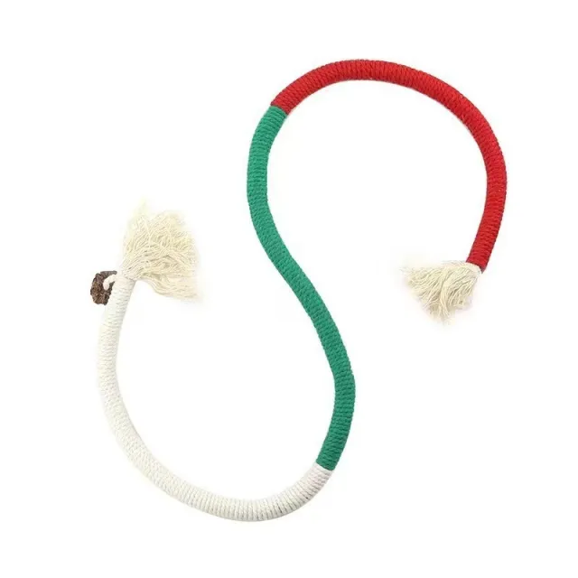 Bite Rope Self Hi Relieving Stuffy Catnip Toy Bite resistant Cat Teaser Red With Green - Shop at LoveMi