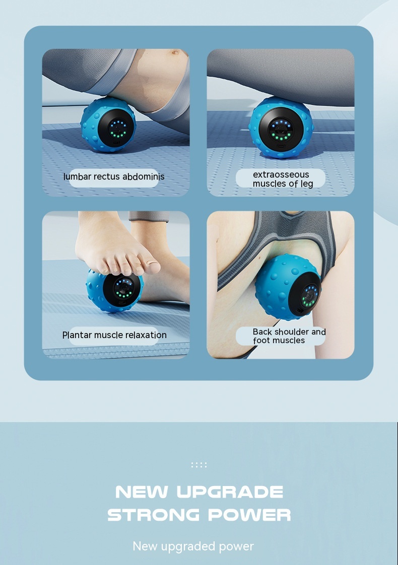 Peanut Massage Ball Shoulder And Neck Muscle Running Relaxation Massage Ball Foot Leg Fitness 19