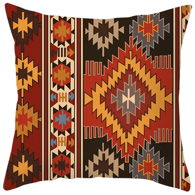Bohemian Ethnic Style Pillow Cover Luxury Sofa Geometric Pattern Cushion Cover