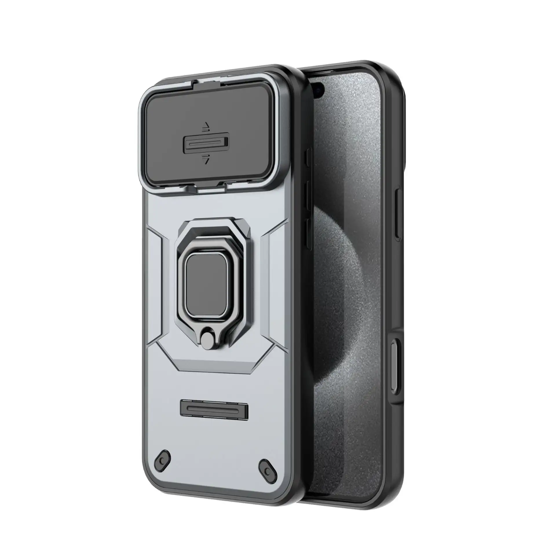 Battle Bear With Kickstand And Ring Holder, Anti-Drop Protective Cover