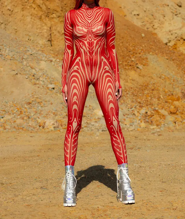 3D Digital Printing One piece Play Costume Vv908 2Xl - Shop at LoveMi