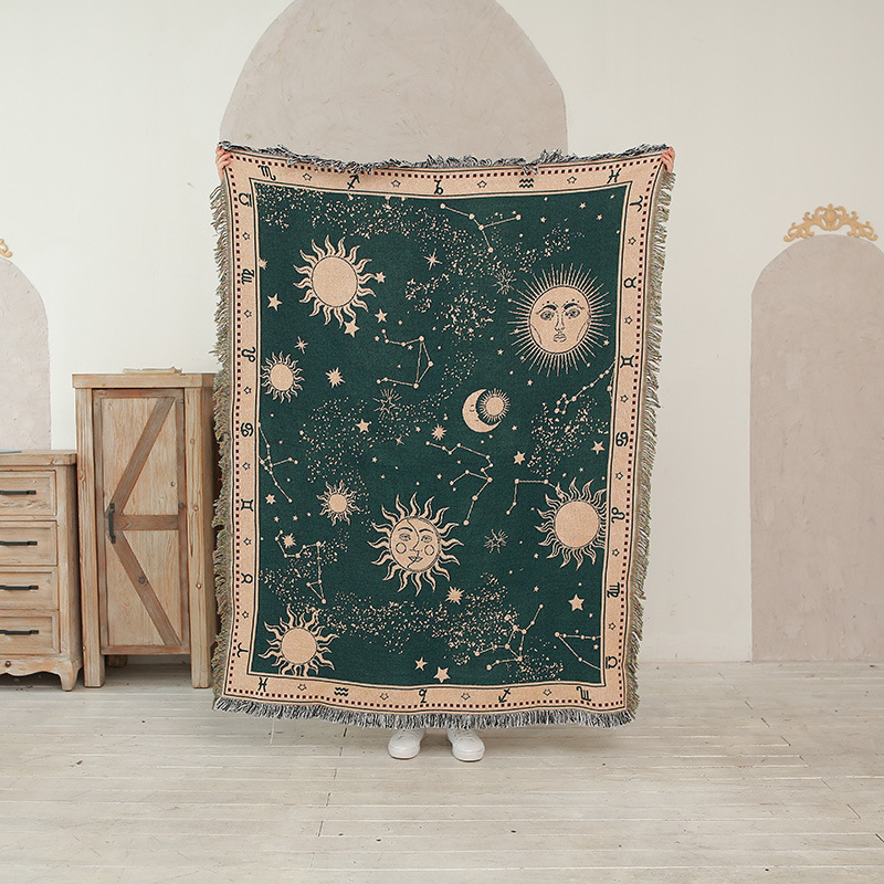 Stars Chenille Apollo Sofa Towel Full Covered Sofa Cover