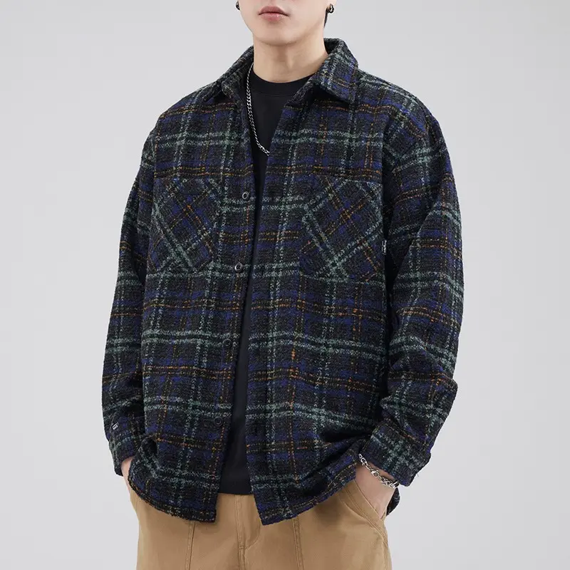 Mens Casual Long-sleeve Lapel Jacket