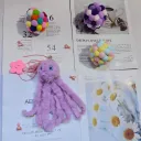 Violet Small Octopus