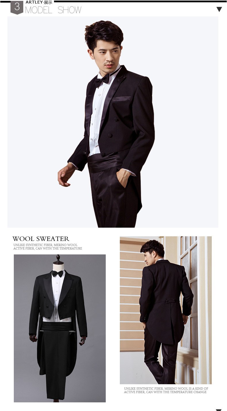 Bräutigam-Smokinganzug in gerader Passform Bräutigam-Smokinganzug in gerader Passform