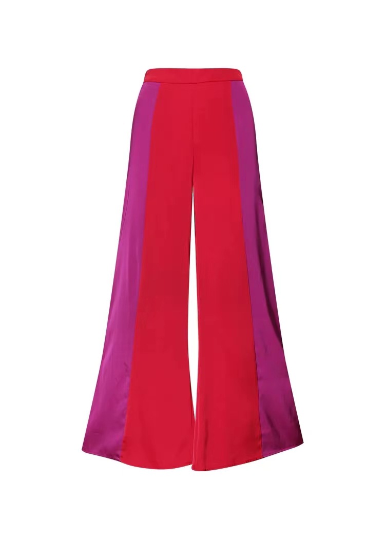 Summer Women's Solid Color Top Pants Suit Fashion