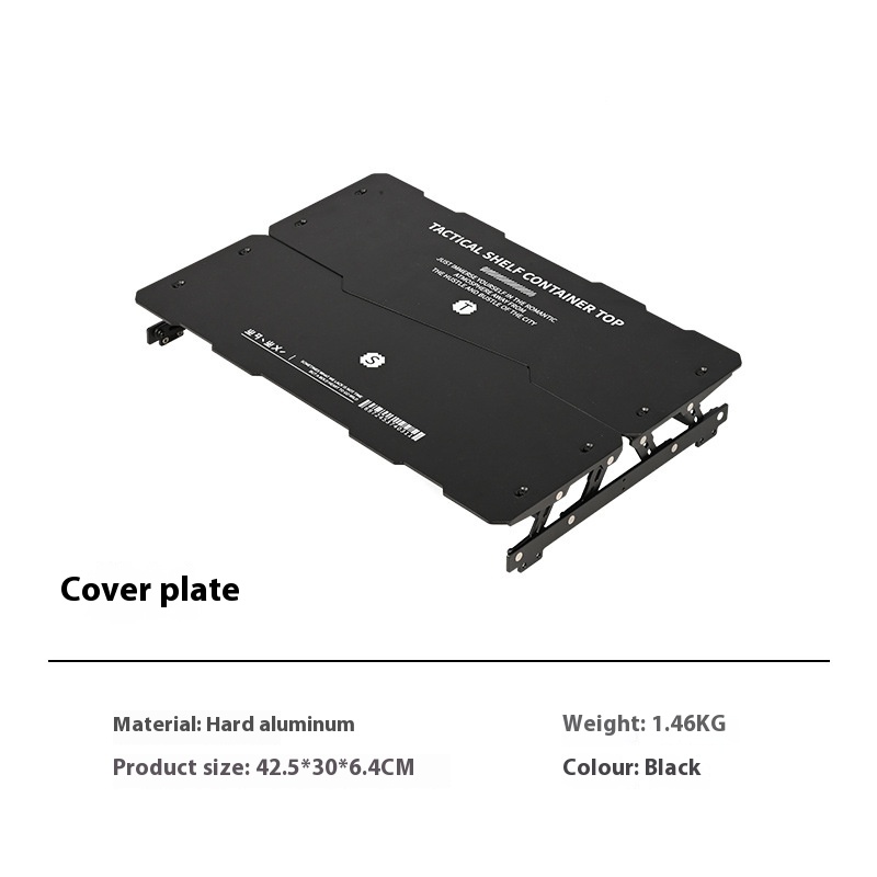 Outdoor camping storage box (tactical long side hanging)