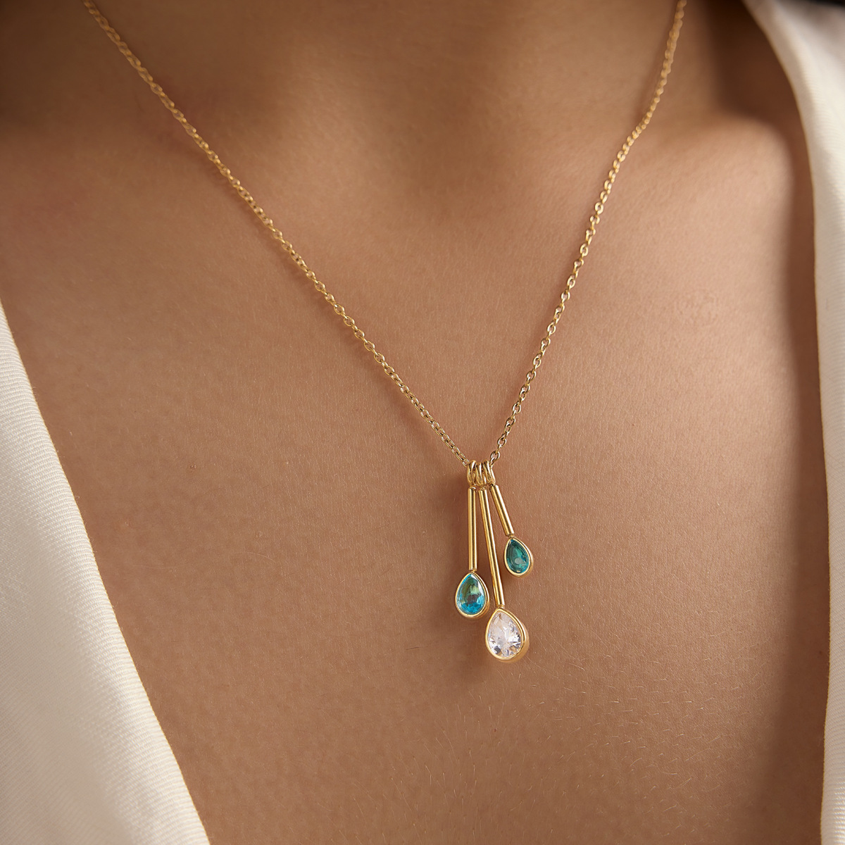 Pendant Titanium Steel Necklace For Women