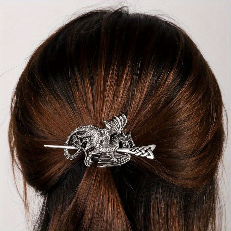 Retro Viking Dragon Hairpin Women's Headdress Nordic