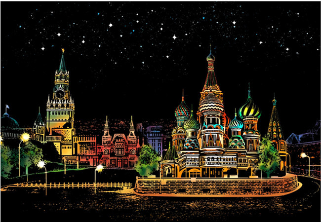 Color 1 Russian Red Square