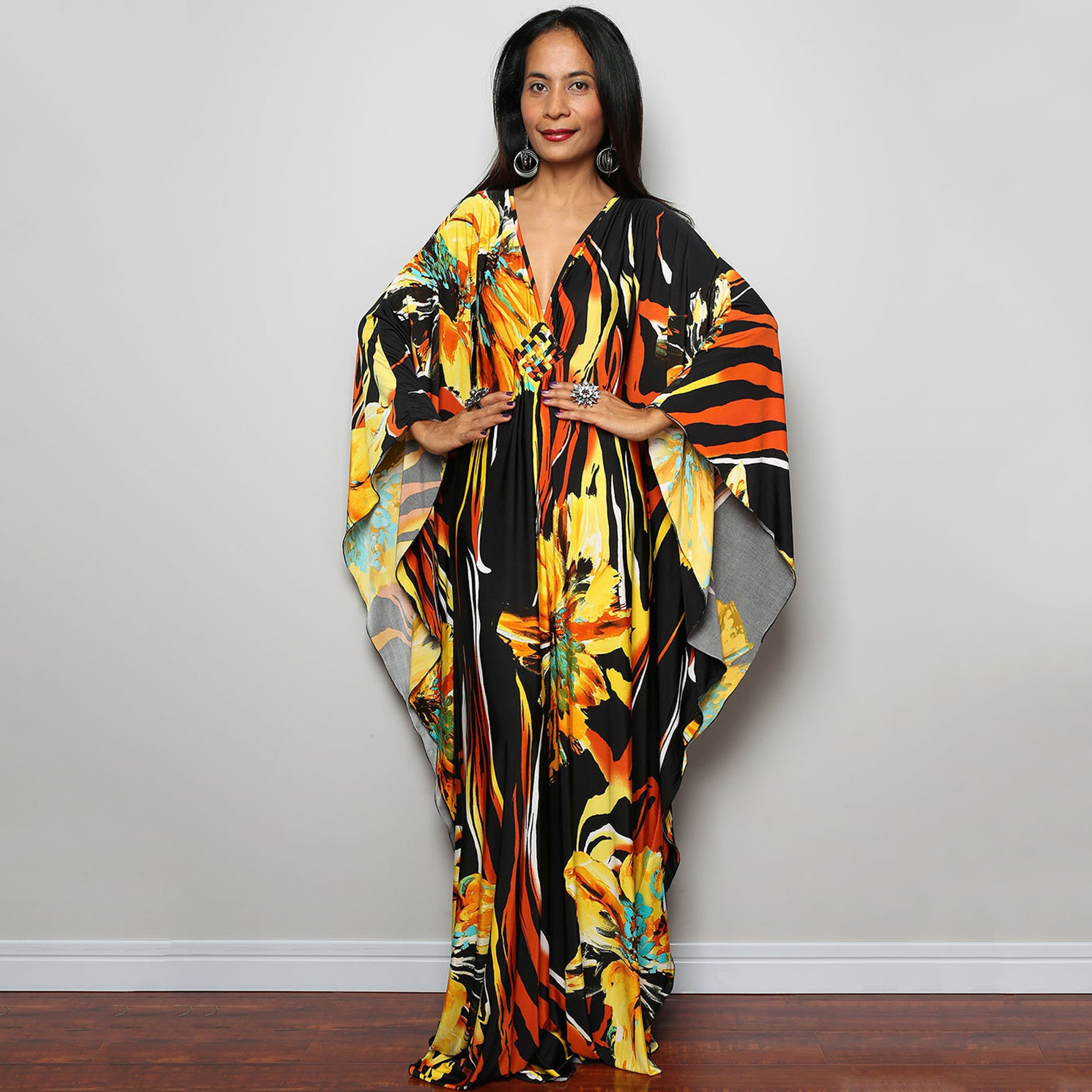 Beach Cover-up Robe Long Dress - Image 11