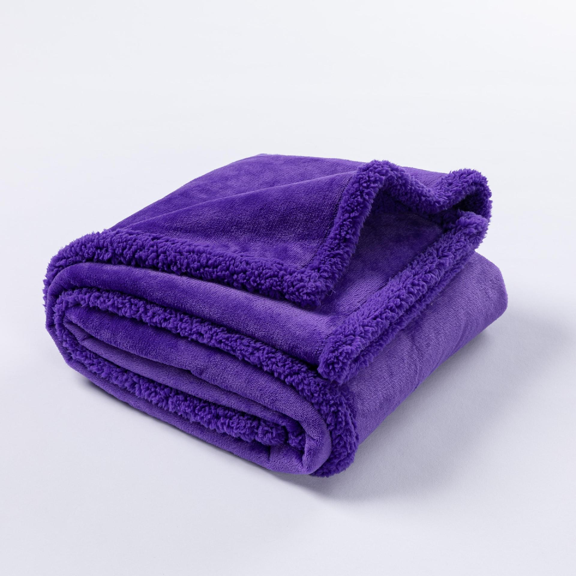 Cotton-padded Waterproof Blanket (Purple-XS:50X70CM)