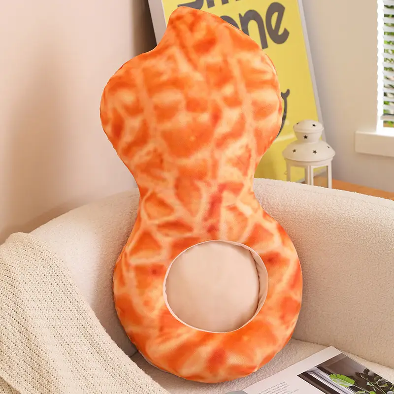 Simulation Peanut Headgear Hat Plush Toy Doll Creative Double One-piece Pillow