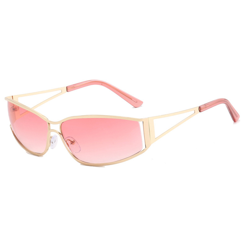 Hollow Modern Metal Women's Fashion Sunglasses