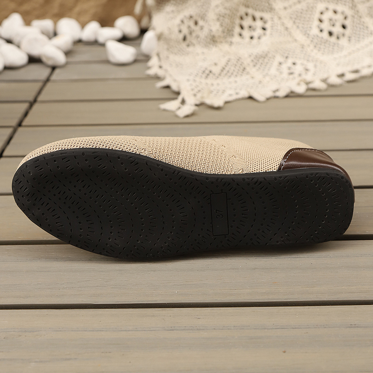 Fly knit Shoes Flat-Soled Breathable Casual 21 1b512a35 c819 4257 98aa 4582efb4dfcd