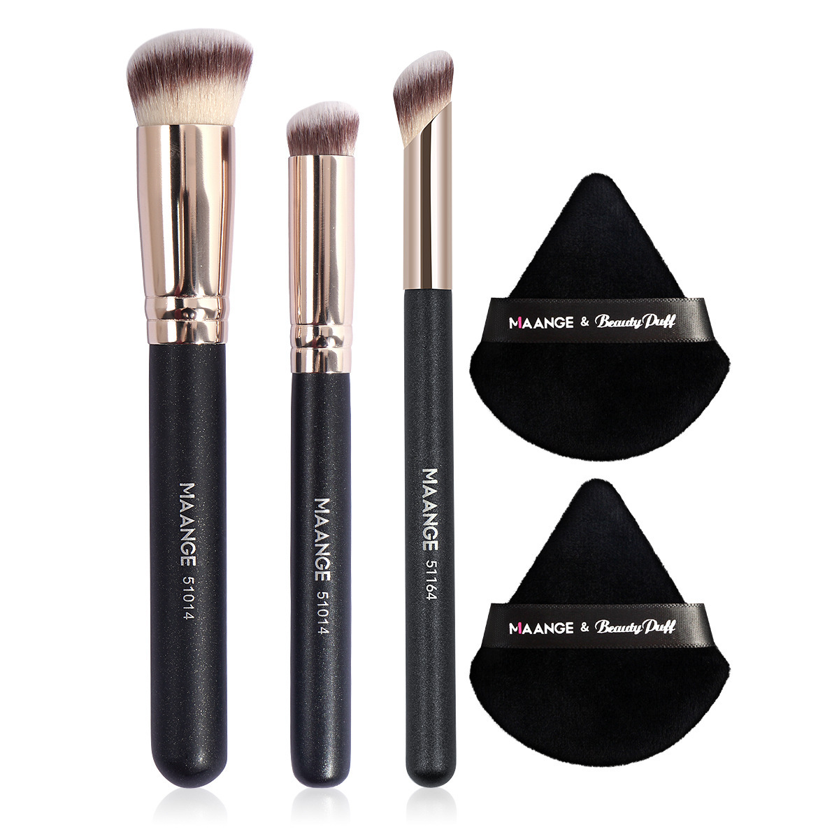 Makeup Brush Triangle Powder Puff Set 9