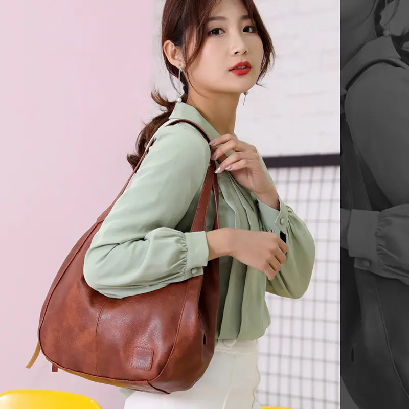 Womens Soft Leather Bag Stylish Shoulder