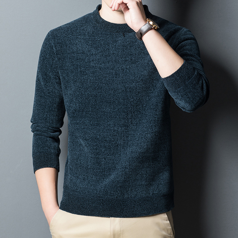 Men's Young And Middle-aged Loose Bottoming Sweater