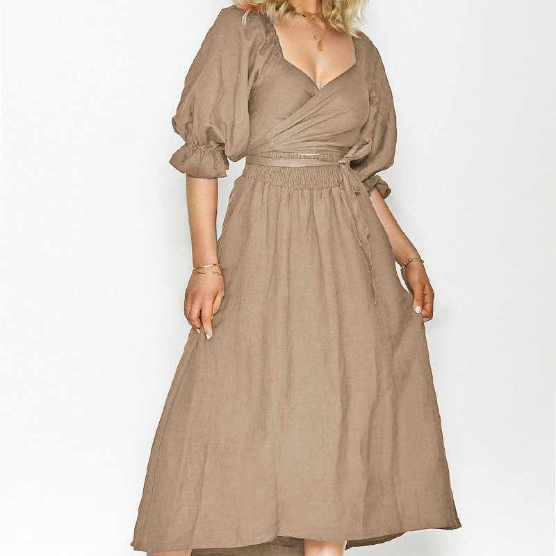 Fashionable Personalized Waist Dress For Women