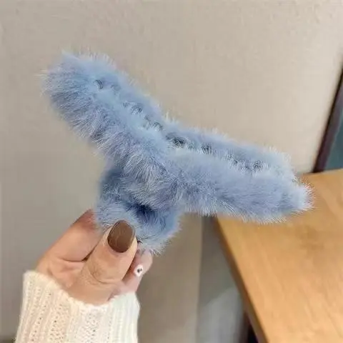 Simple Shark Clip Hair Accessories Blue - Shop at LoveMi