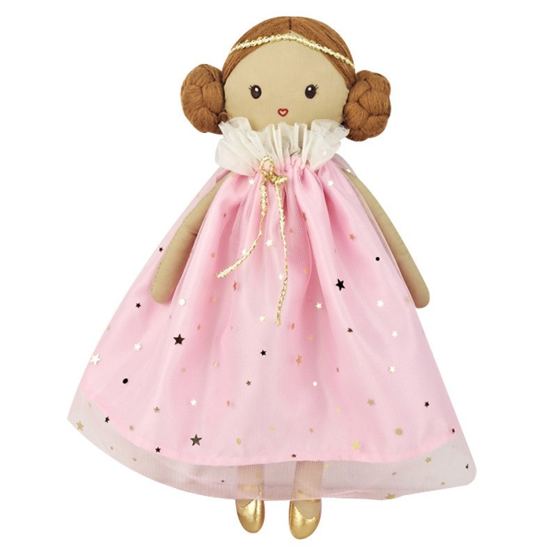 Pink Long Skirt Doll