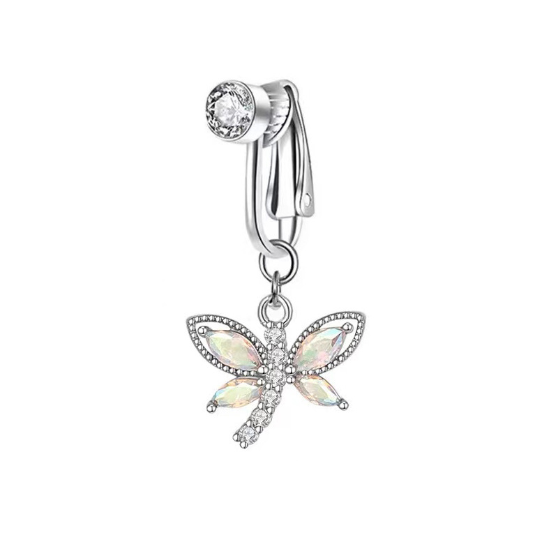 Single Diamond Dragonfly Style