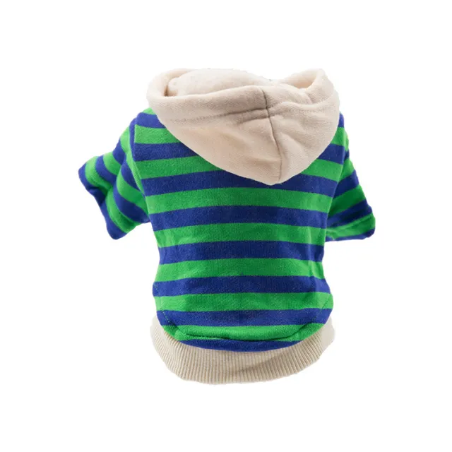 Pet Casual Striped Sweater Warm Green - Shop at LoveMi