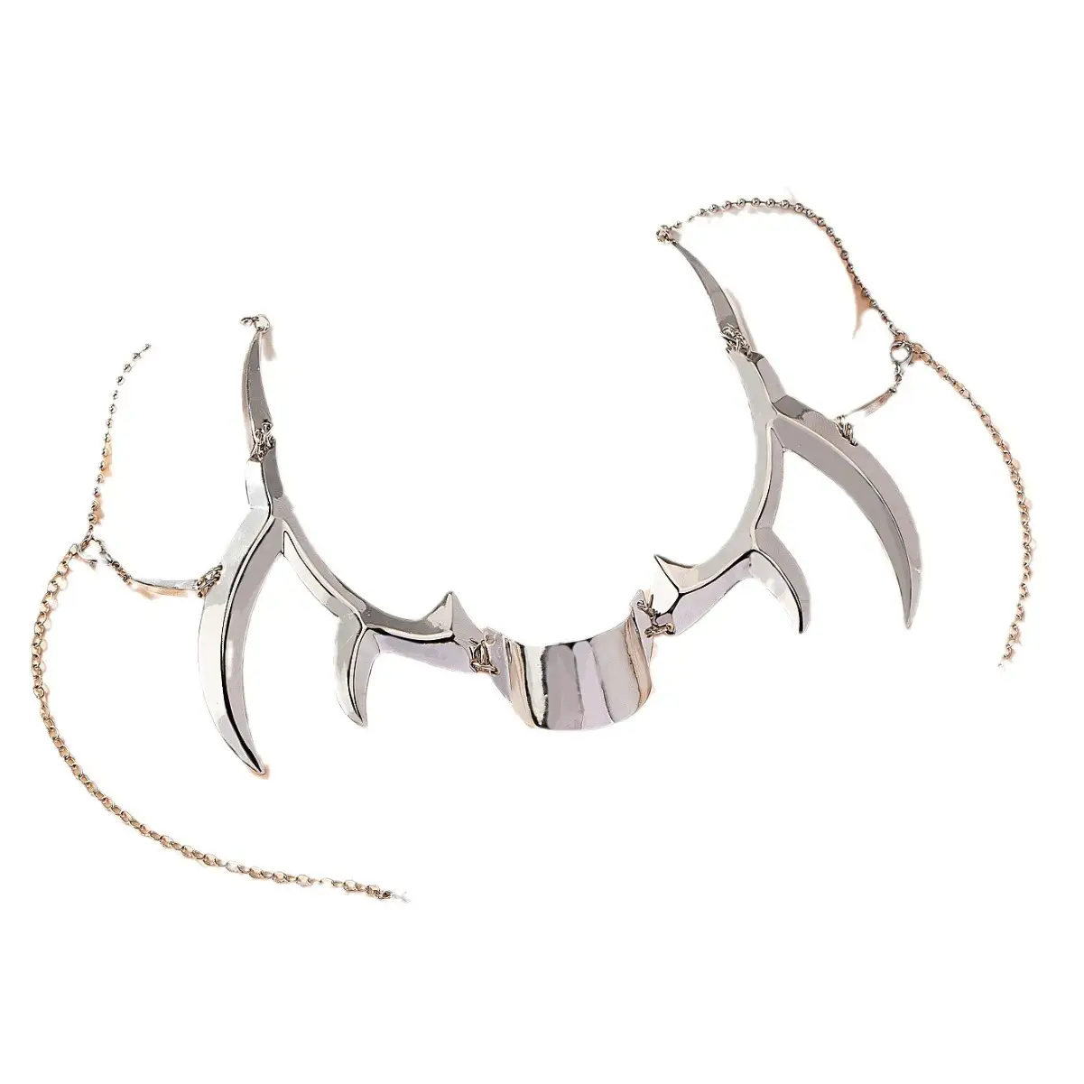 Fluid Lip Ring Face Decoration Earring Set